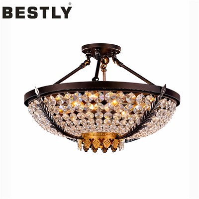 Klassieke kristallen plafondverlichting