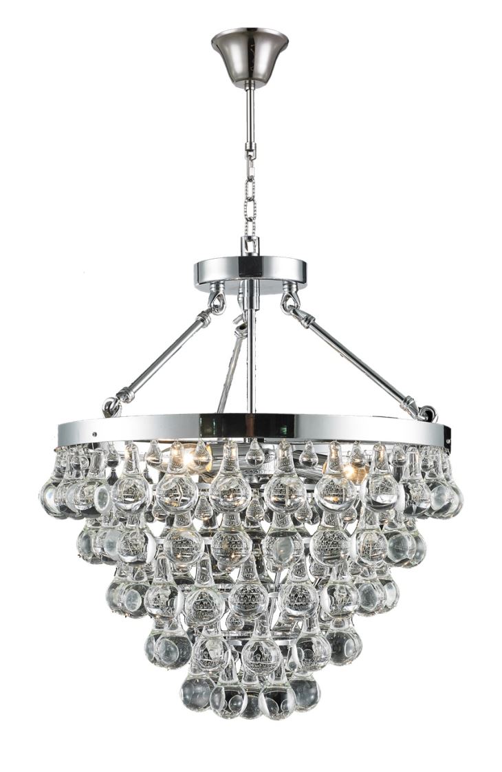 Kristallen hanglampen in moderne stijl met regendruppelkristal voor thuis